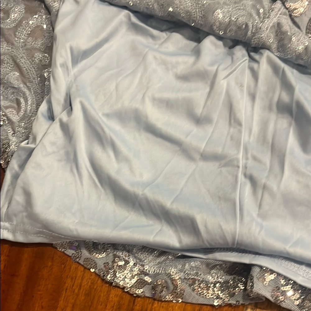 Windsor Light Blue Sequin Dress - Picture 10 of 12